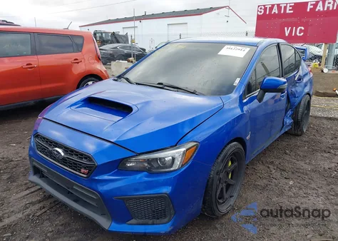 2018 Subaru Wrx Sti из США, поврежденный, VIN JF1VA2M62J9815719